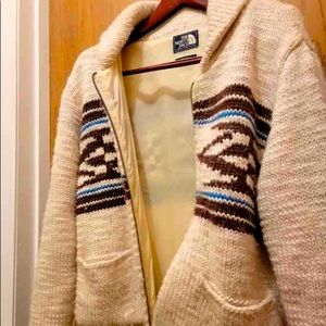 North Face sweater jacket
